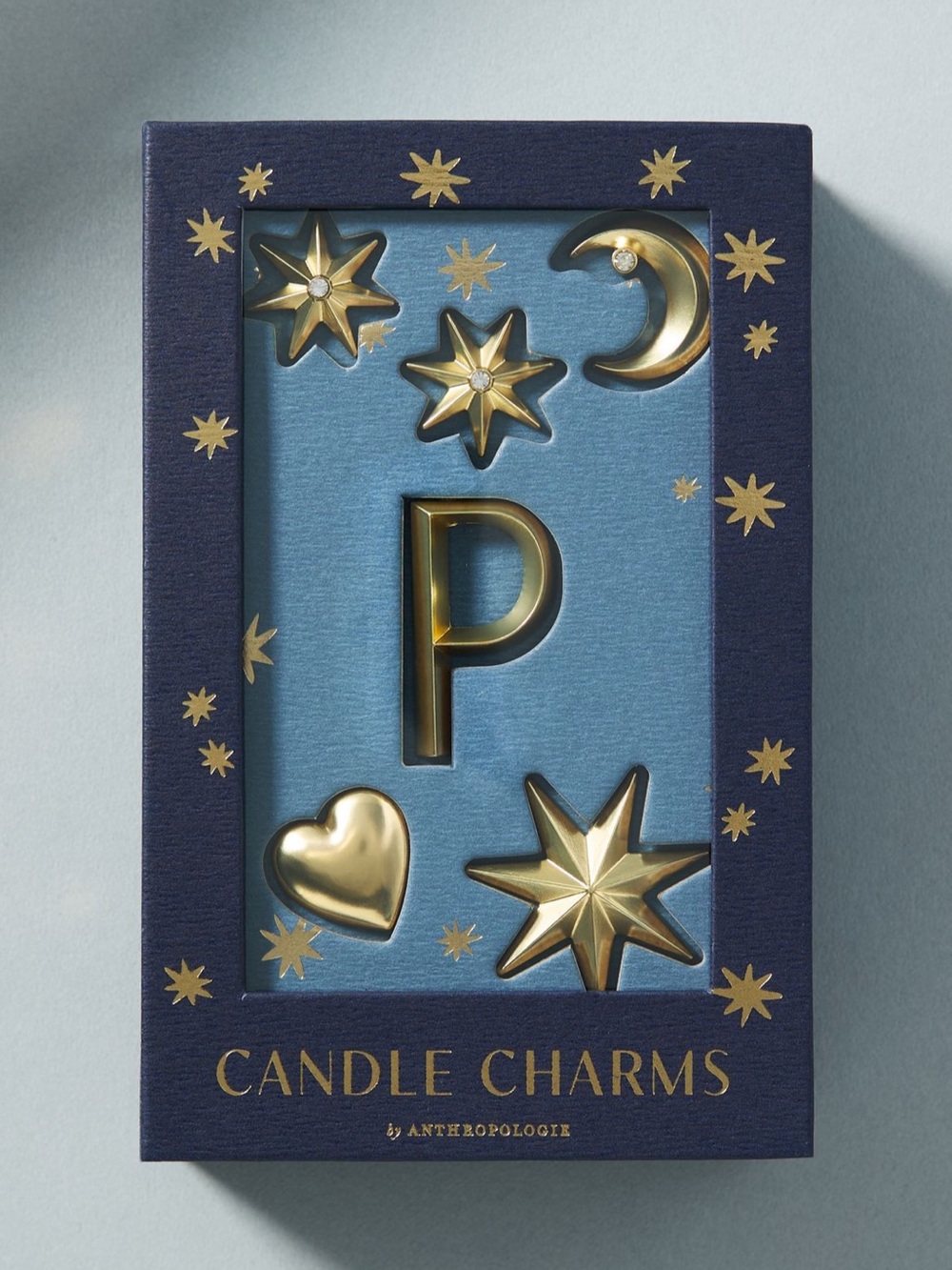 Anthropologie Monogram Candle Charms P